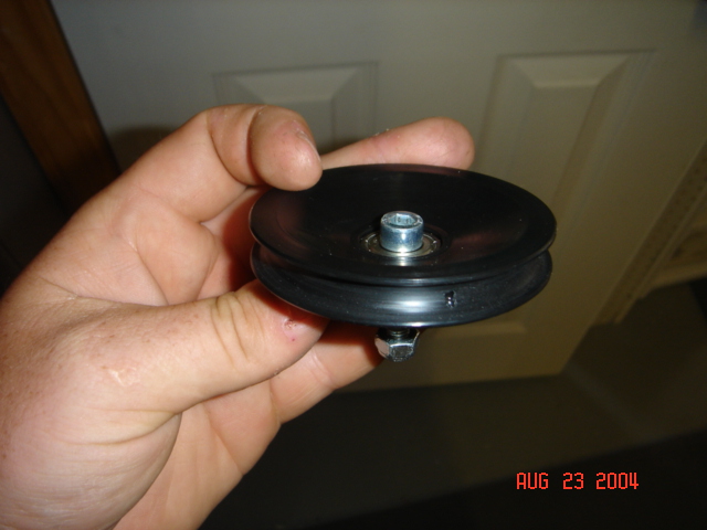 Pullstarter turnaround pulley, black